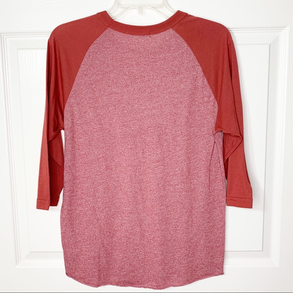 Men’s Obey 3/4 Sleeve Heathered Varsity Tee Shirt Size M - Picture 3 of 7